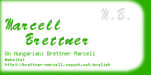 marcell brettner business card